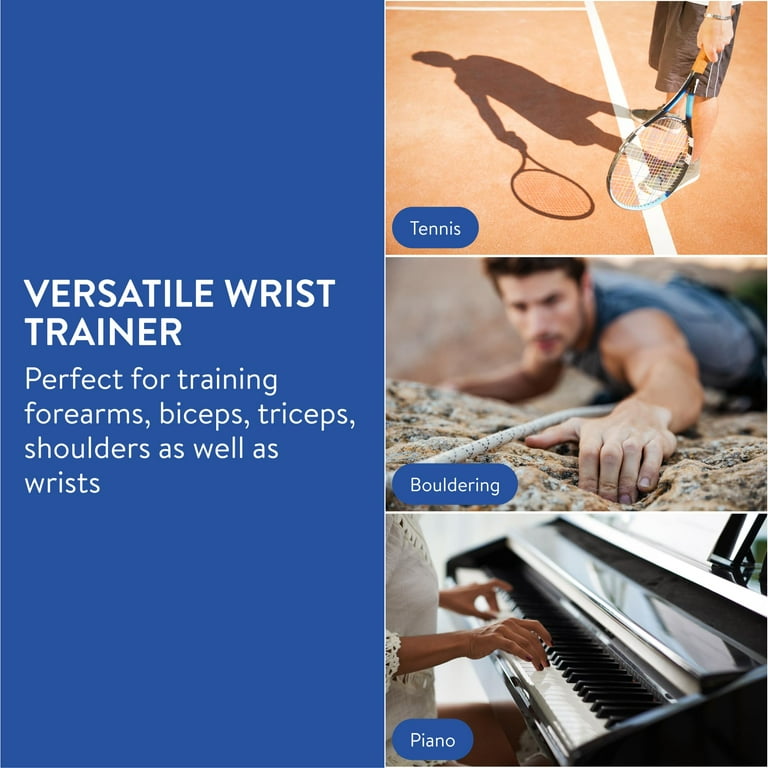 EVEREST FITNESS Gyro Ball for Hand, Grip, & Forearm - Wrist Exerciser Strengthener - Gyroscope Ball to Regulate Tension, Arthritis & Carpal Tunnel - Gyroscopic Hand Exercise Balls