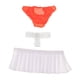 thumbnail image 4 of Disfraz de muñeca para niñas de 12 pulgadas, elegante y a la moda. conjunto naranja, 4 of 8