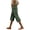 Army Green, variant on Qiopertar Women's Casual Loose Fit Quarter Pants with Pockets and Lace-Up Detail Solid Color Stretchy Breathable Summer Vacation Comfy Lounge Pants, White XXL