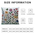 thumbnail image 6 of Nawypu Christian Bible  Wildflower Throw Pillow Cover Pillowcase for Couch Bed Sofa,Christian Gifts&nbsp;2pc, 6 of 6