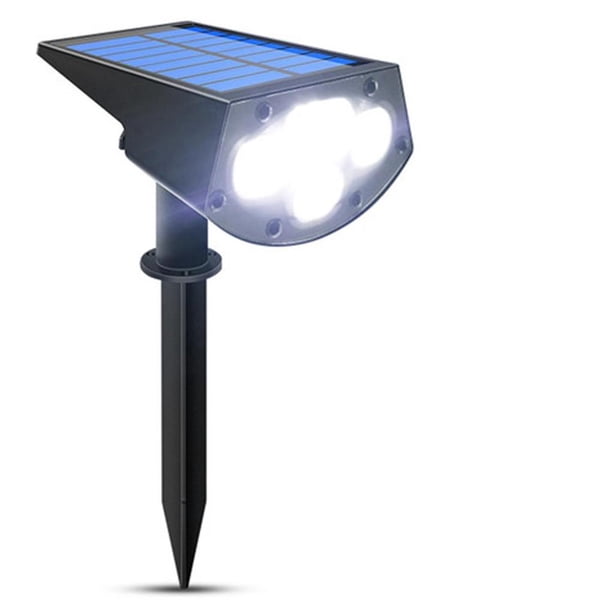 Ounissouiy Luces LED solares para césped, accesorios de focos, equipo de lámpara ajustable de paisaje impermeable para patio de entrada Iluminación y accesorios No.2 Ounissouiy HA042460-02