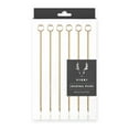 thumbnail image 5 of Viski Stainless Steel Cocktail Picks for Olives, Cherries, Set of 6 Gold, 5 of 10