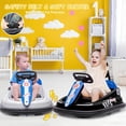 thumbnail image 4 of Rugerasy 6V Bumper Car, Electric Ride On with 360° Spin, Black, 4 of 7