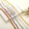 thumbnail image 4 of Uxcell Braid Gimp Trim 3/8" x 39 ft Polyester Upholstery Trim Decorative Woven Fabric Ribbon Trim for DIY Craft Sewing Accessories, Light Green, 4 of 7