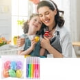 thumbnail image 3 of RUIG Easter Eggs Easter Basket Stuffers -12Pcs Easter Egg Decorating Kit, Easter Eggs Painting Kit for Hunts Activity Easter Decor, DIY Egg Dye Coloring Kit,Easter Gifts For Kids, 3 of 9