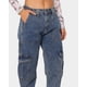 thumbnail image 4 of Y2K-pantalones vaqueros Cargo de cintura alta con múltiples bolsillos para mujer, Vaqueros sueltos de pierna ancha, informales, a la moda, S-XL, novedad de 2023, 4 of 4