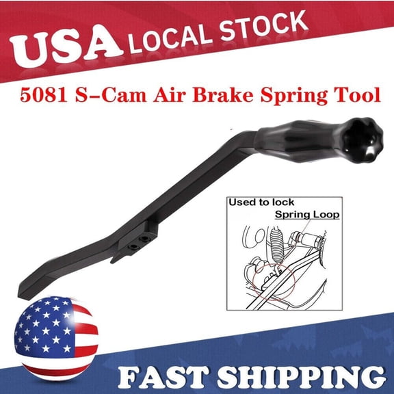 Air Brake Spring Tool 5081 S-Cam Shoe Service for Semi-Truck Tractors & Trailers
