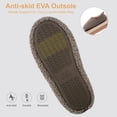 thumbnail image 5 of VANSARTO Women's Fuzzy Memory Foam Slippers with Cozy Curly Fur and Warm Fleece Lining Closed Back Non-Slip House Shoes Lightweight Soft Comfy Indoor Bedroom Slippers, Khaki, 5 of 6