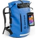 thumbnail image 1 of Waterproof Backpack - Heavy Duty Hiking Backpack - Roll-Top Closure Bag - Cushioned Dry Bag Waterproof Phone Case, 1 of 5