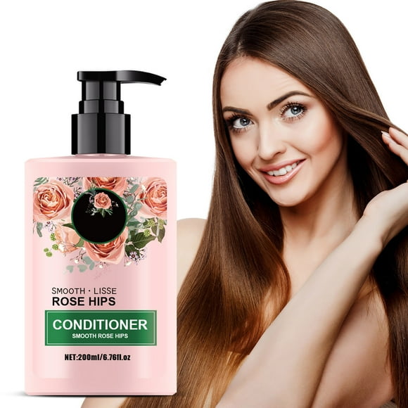 Moisturizing And Strengthening Conditioner Sulfate-Frees Natural With Rose Hips For Hair Care Hydration Frizz Control And Color Protection 200ml