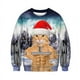 thumbnail image 5 of Suéter con estampado 3D divertido de gato 2024, suéteres navideños feos para hombres y mujeres, jerséis, sudaderas con capucha para fiestas navideñas, sudadera 3XL, 5 of 5