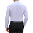 thumbnail image 7 of Youclos Men's Dress Shirts Long Sleeve Button Down, 4-Way Stretch Wrinkle-Free, Slim Fit, 7 of 7
