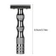 thumbnail image 1 of Maquinillas de Afeitar de Seguridad para Hombres manija de Acero Inoxidable Antideslizante Doble Filo de Afeitar Estilo Vintage navajas de Seguridad para Hombre(Dark Silver) Unbranded JM18054-02, 1 of 7