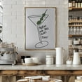 thumbnail image 2 of Martini Three Olives Framed Art Modern Wall Decor, 2 of 15