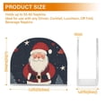 thumbnail image 4 of Yayeee Napkin Holder for Table Kitchen Paper Tissue Organization, Blue Christmas Santa, 4 of 8