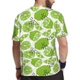 thumbnail image 2 of Wukai Green Various Lemons Print Men's Short-Sleeved Mesh T-Shirt,Quick-Dry Short Sleeve Workout T-Shirt-3X-Large, 2 of 8