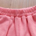 thumbnail image 5 of Cethrio Girls Summer Shorts Size 10-12 T, Casual Cotton Elastic Waist Holiday Shorts with Pockets Pink, 5 of 7