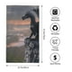 thumbnail image 2 of Fotbe Black Dragon Cliff Dawn Toalla Premium con Patrón, Toalla de Microfibra de Secado Rápido, Ligera y Altamente Absorbente (27.5x16in), Ideal para Uso Diario, 2 of 6