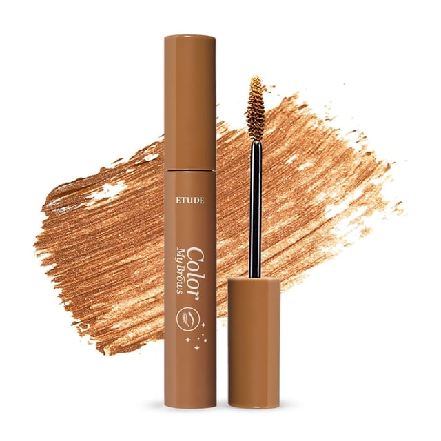 Máscara de cejas ETUDE Color My Brows, tamaño grande, marrón claro