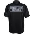 thumbnail image 3 of US Marshals Polo REFLECTIVE design, Performance Polo w/ moisture wicking, 3 of 4