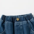 thumbnail image 6 of WOLLED Kids Toddler Boys Jeans Shorts 1-6 T Baby Elastic Denim Shorts Toddler Casual Pants, 6 of 9