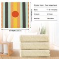 thumbnail image 6 of Yayeee 6 Pack Kitchen Dish Cloths for Washing Dishes Soft Absorbent Microfiber Towels, Stripes and Circle, 6 of 9