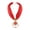 Red, variant on Scarf Necklace for Women Vintage Ethnic Neck Scarf with Charms Pendant Accessory Necklace Soft Infinity Scarves