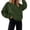 Inverlee Army Green-Sweatshirt, variant on Inverlee Oversized V Neck Crewneck Sweatshirts for Women Long Sleeve Drop Shoulder Pullovers Solid Basic Loose Fit Casual Daily Tops White S-XL