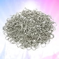 thumbnail image 3 of 200pcs DIY Opening Loop Connection Ring Jewelry Accessories for Bracelet Nacklace Keychain, 3 of 8