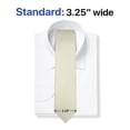 thumbnail image 3 of Corbata Umo Lorenzo Lorenzo Classic Marfil Satinada 144,7 cm x 8,2 cm, 3 of 5