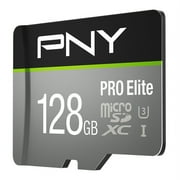 PNY 128GB PRO Elite Class 10 U3 microSD Flash Memory Card