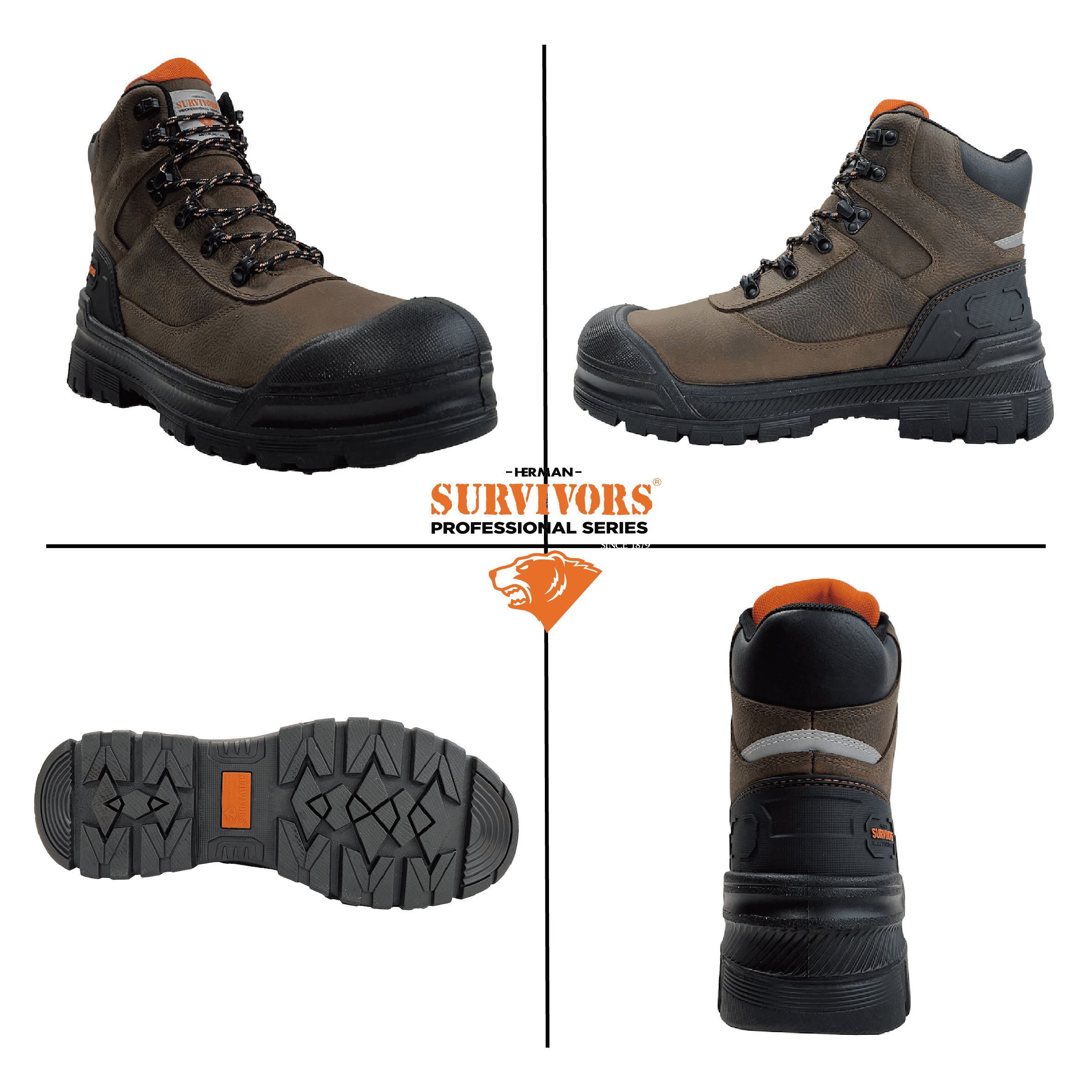 Herman Survivors Men's Groundbreaker Steel Toe Work Boots