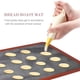thumbnail image 3 of 4 Piezas Bandeja de Silicona para Hornear, Almohadilla de Perforada para Revestimiento de Horno Antiadherente, Tapete para Galletas de Pan Horneado, Disponible A Doble Cara, 3 of 7