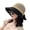 Black, variant on Fisherman Hat Bow Tie Design Foldable Breathable Women Bucket Hats for Outdoor