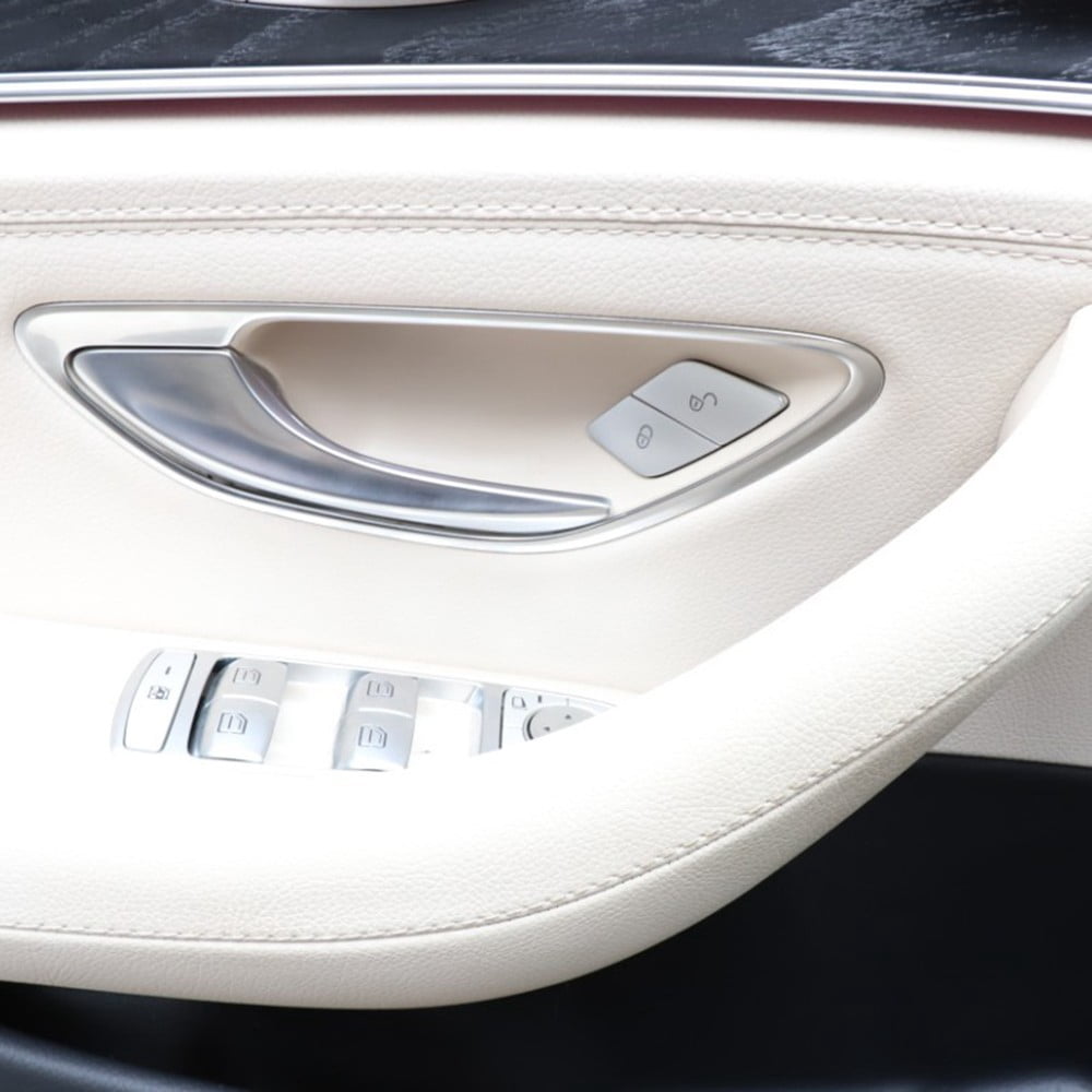 Buy 4pcs For Mercedes Benz W205 W213 X253 Car Door Lock & Unlock Button Cover Decor Online at