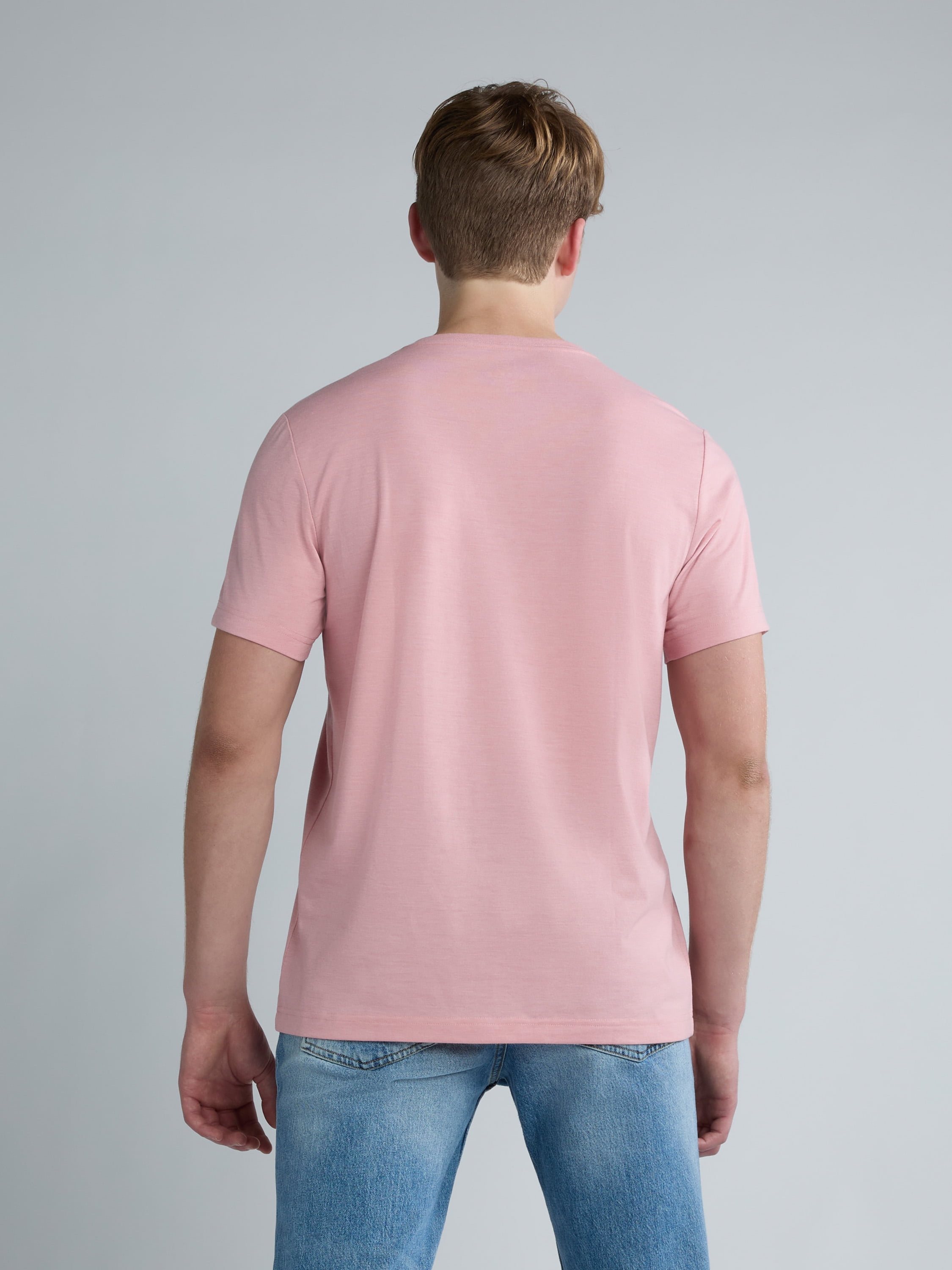 George Men's and Big Men's Lightweight V Neck Tee with Short Sleeves, 3-Pack, Sizes XS-3XL