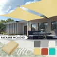thumbnail image 2 of Shade&Beyond 10*13 Waterproof Sun Shade Sail Shade Canopy - Durable UV Block Fabric, UPF 50+ for Patio, Pool & Garden，Sand, 2 of 5