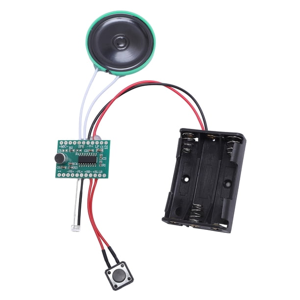 Módulo De Chip De Sonido De Voz Grabable, 240 Segundos, Protección Ambiental Clara, Conveniente, Reutilizable, Tarjetas De Felicitación Grabables, Módulo De Voz Para Hablar