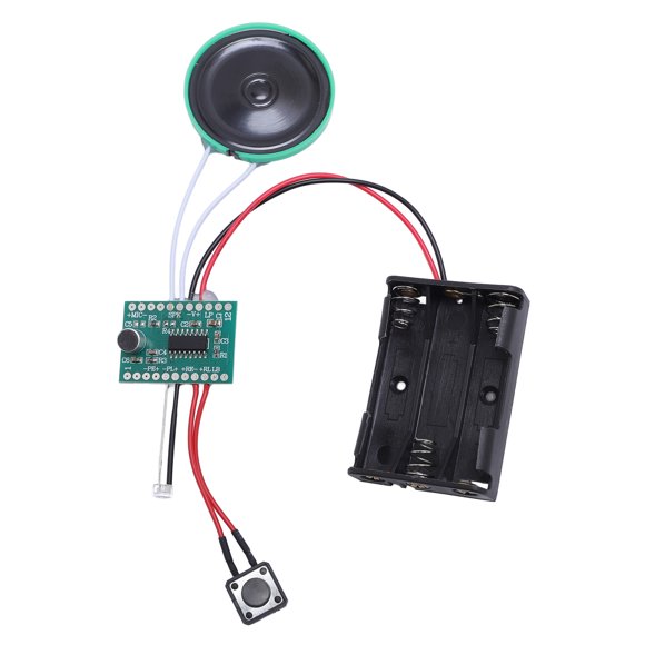 Recordable Voice Sound Chip Module, Reusable Recorder Board Recordable Greeting Cards Voice Module Dynamic for Musical