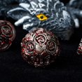 thumbnail image 2 of Cusdie 7-Die Metal DND Dice Set, Steampunk Gear Design Metal Polyhedral D&D Dice Set for DND Dungeons and Dragons TTRPG Role Playing Games, 2 of 5