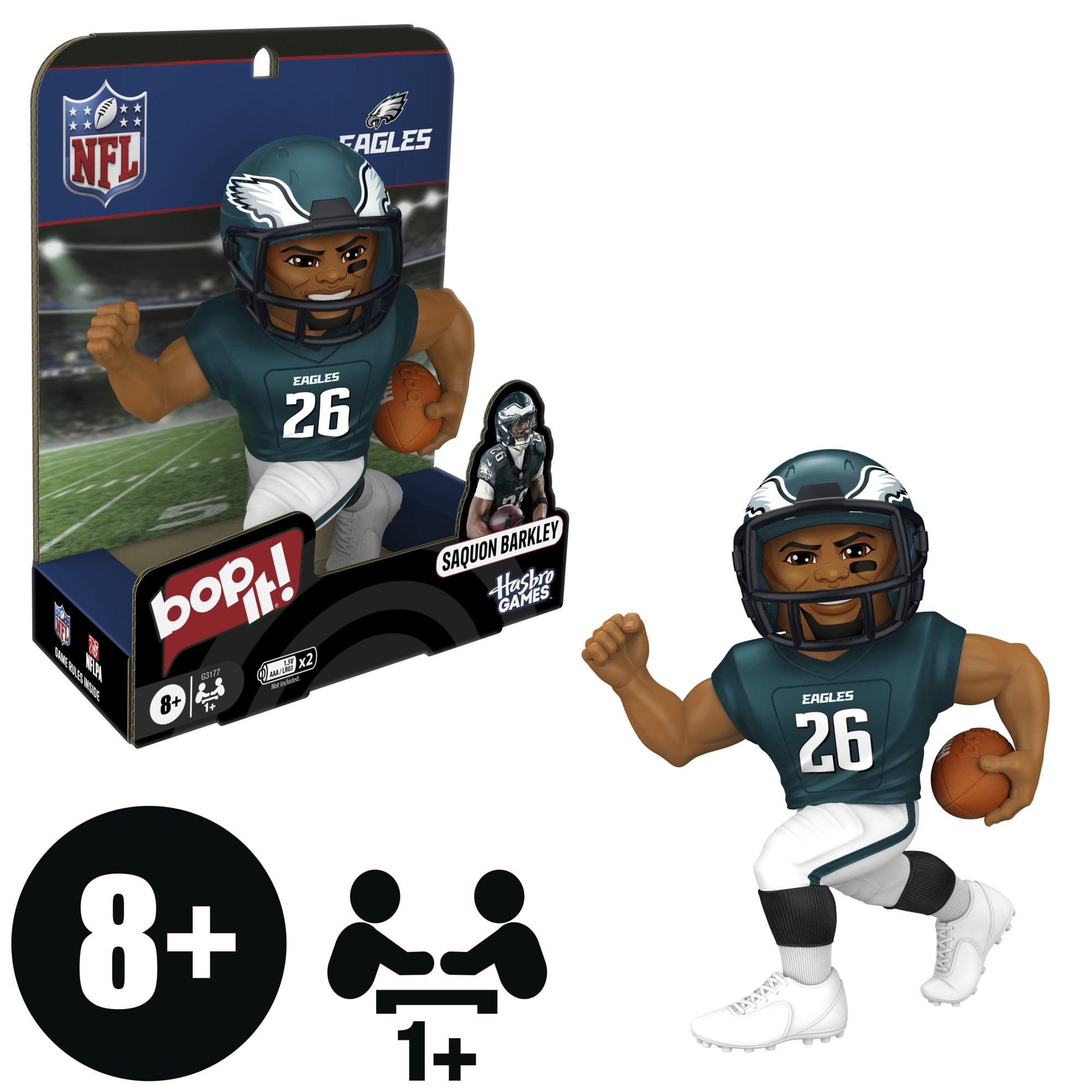 Bop It! Saquon Barkley Edition Game, Officially Licensed NFL Games for Kids and Teens, 8+