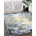 thumbnail image 3 of Ahgly Company Machine Washable Indoor Rectangle Industrial Modern Dark White Beige Area Rugs, 2' x 5', 3 of 7