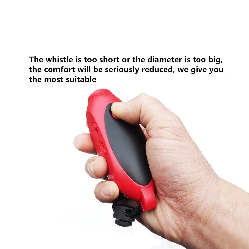 Shininglove Electronic Whistles, 3 Tones High Volume Whistle Hand Held for Coaches Referees Training Whistle, Blue
