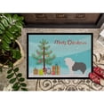 thumbnail image 3 of Carolines Treasures BB8466JMAT Old English Sheepdog Christmas Door Mat Indoor Rug or Outdoor Welcome Mat 24x36 Doormat, 3 of 4