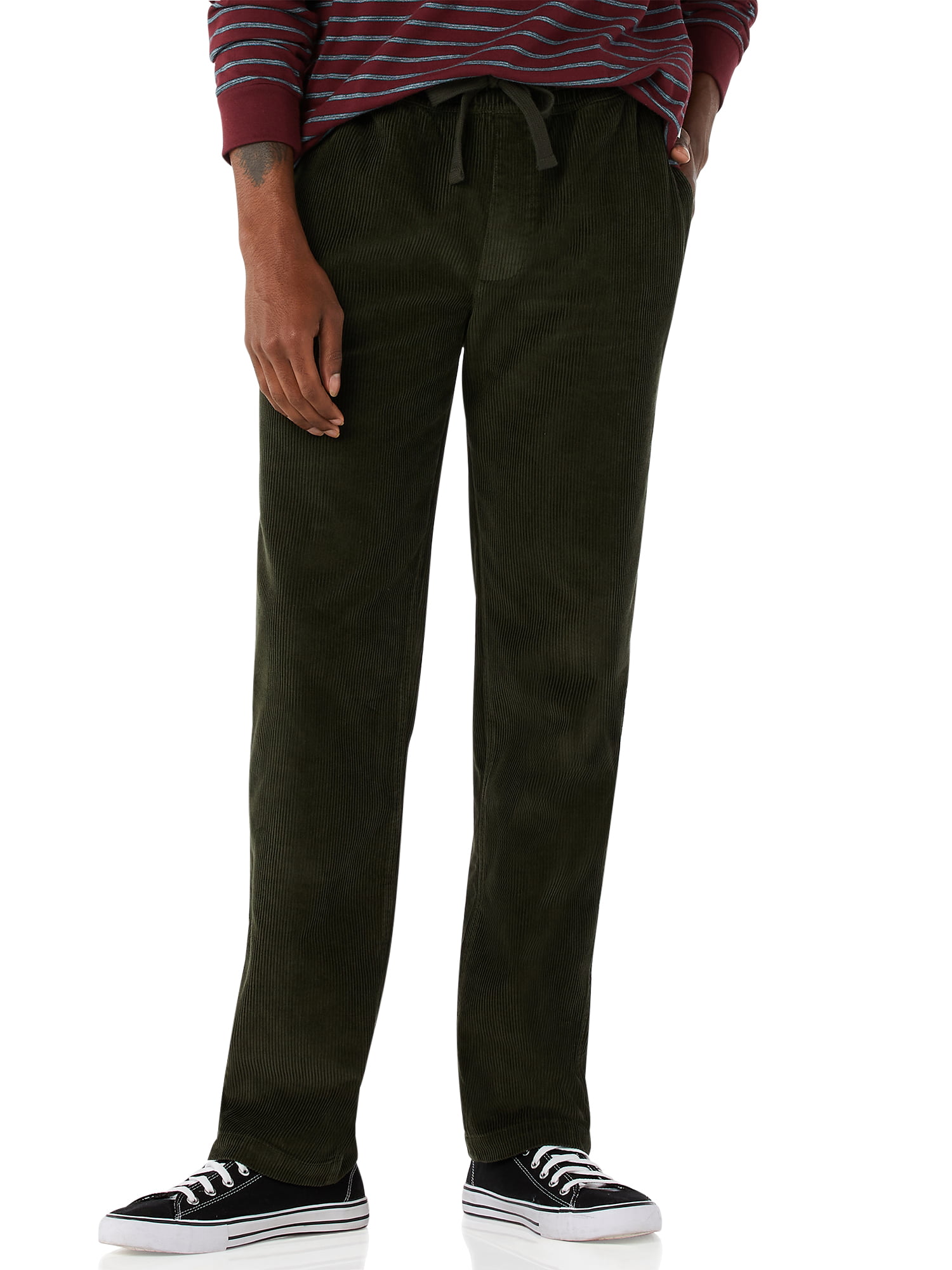 Free Assembly - Free Assembly Men's Corduroy Utility Pants with E-waist ...