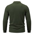 thumbnail image 3 of Cmfcve Button Collared Shirts for Men Casual Long Sleeve Knitted Layering Tops Regular Fit Classic Golf Shirts, 3 of 6