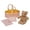 Bear Bear, variant on Manhattan Toy Moppettes Bea Bear Stuffed Animal Nurturing Playset with Bear Plush Toy, Fabric Bassinet, Blanket & Pillow