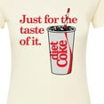 thumbnail image 3 of Diet Coke - Just For The Taste Of It - Juniors Fitted Graphic T-Shirt, 3 of 5