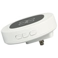thumbnail image 2 of White US Plug R16 Wireless Doorbell - Self-Powered by Press, No Battery Needed, Digital Remote Control Call System with LED Light Transmitter, 180M Long Range, IP68 Waterproof, 58 Chimes, 4-Level, 2 of 7