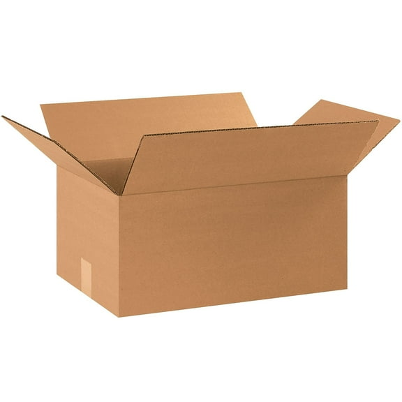 Box Partners Corrugated Boxes 17 1/4" x 11 1/4" x 9" Kraft 25/Bundle 17119
